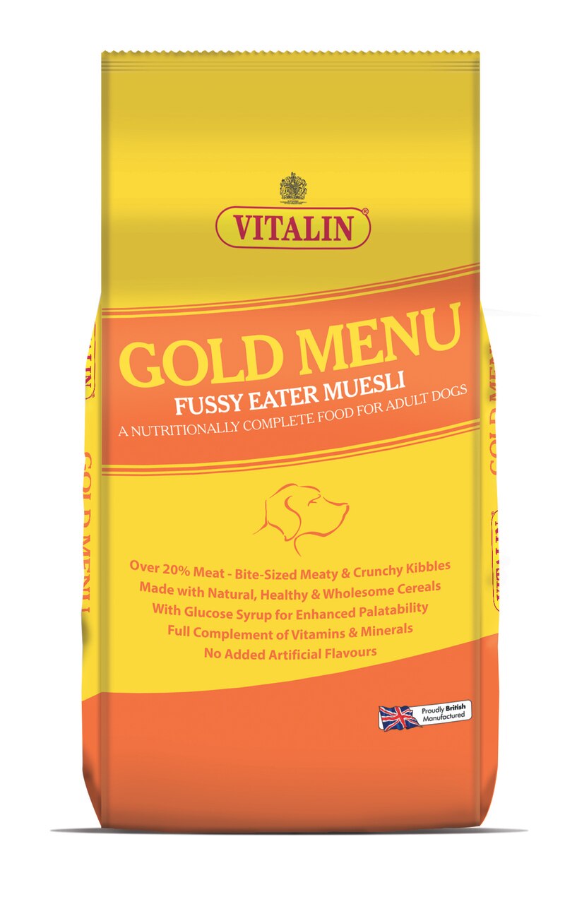 Vitalin Gold Menu Fussy Eater Dry Dog Food - 15kg